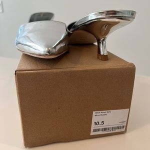 BRAND NEW Reformation Wilda Kitten Mule 50 mm heel